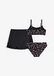 Bikini en rokje (3-dlg. set), bonprix