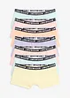 Boxershort met zacht biologisch katoen (set van 7), bonprix