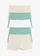 Boxershort met biologisch katoen (set van 5), bonprix