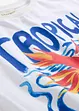 T-shirt met zijde, bonprix