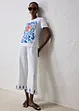 T-shirt met zijde, bonprix