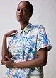 Overhemdblouse met zijde, bonprix