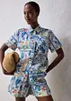 Overhemdblouse met zijde, bonprix