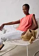 Shirt met zijde, bonprix