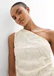 One shoulder top van gestructueerd materiaal, bonprix