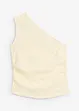 One shoulder top van gestructueerd materiaal, bonprix