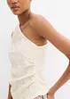 One shoulder top van gestructueerd materiaal, bonprix
