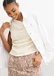 One shoulder top van gestructueerd materiaal, bonprix