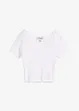Aansluitend T-shirt van puur biologisch katoen, bonprix