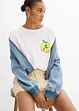 Oversized shirt van puur biologisch katoen, bonprix