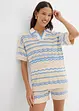 Gebreid shirt van een luchtige katoen-linnenmix, bonprix