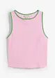 Tanktop van biologisch katoen, bonprix