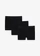 Boxer zonder naden, nauwsluitend (set van 3), bonprix