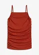 Spaghetti top met plooitjes, bonprix