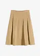 Plooirok van soepele viscose, bonprix