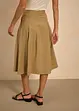 Plooirok van soepele viscose, bonprix