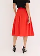 Plooirok van soepele viscose, bonprix