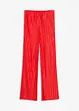 Jersey broek met plissé, bonprix