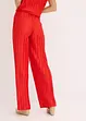 Jersey broek met plissé, bonprix