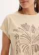 Katoenen shirt met studs applicatie, bonprix