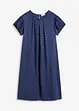 Jaquard jurk met elegante plooien, bonprix
