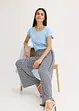 Jersey broek met een minimalistisch design, bonprix