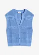 Ajour vest met korte mouwen, bonprix