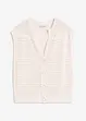 Ajour vest met korte mouwen, bonprix