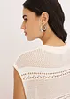 Ajour vest met korte mouwen, bonprix