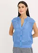 Ajour vest met korte mouwen, bonprix