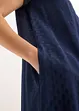 Jaquard jurk met elegante plooien, bonprix