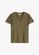 Shirt van viscose met knopen, bonprix