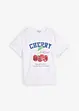 T-shirt met een print van biologisch katoen, bonprix
