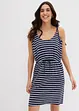 Jersey jurk van katoen (set van 2), bonprix