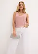 Cropped top met diep decolleté, bonprix