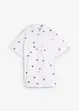 Blouse van mousseline met korte mouwen, bonprix
