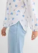Oversized blouse van puur katoen, bonprix
