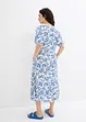 Wijde jurk van crinkle-viscose, bonprix