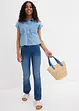 Spijkerblouse van soepel katoen, bonprix
