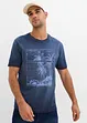 T-shirt in een verwassen look van biologisch katoen, bonprix