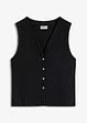 Mouwloos vest in een gebreide look, bonprix