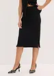 Geribde jersey rok, bonprix