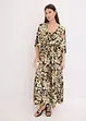 Maxi jurk met pailletten van soepele viscose, bonprix