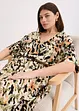 Maxi jurk met pailletten van soepele viscose, bonprix