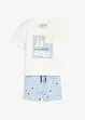 T-shirt en korte broek van biologisch katoen (2-dlg. set), bonprix