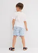 T-shirt en korte broek van biologisch katoen (2-dlg. set), bonprix