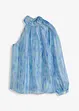 One-shoulder chiffon blouse, bonprix