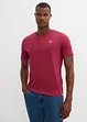 Henley shirt van biologisch katoen (set van 2), bonprix
