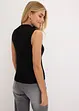 Gebreide top met cut-outs, bonprix