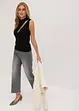 Gebreide top met cut-outs, bonprix